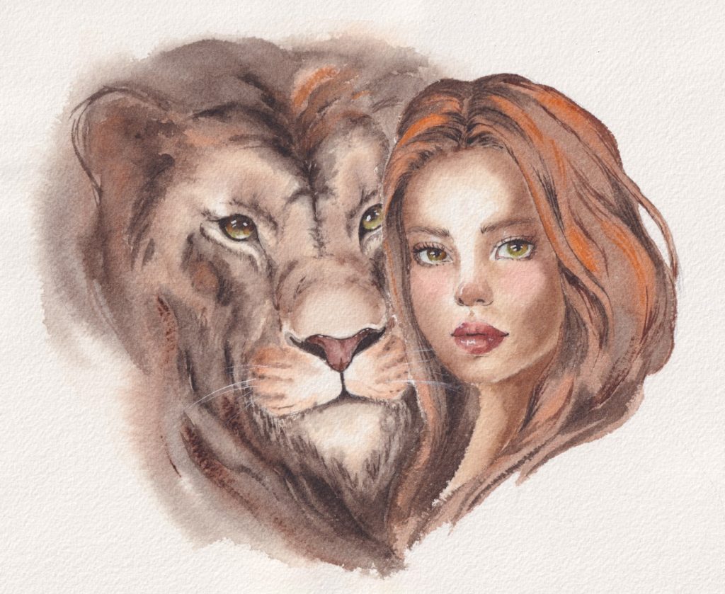 Kinder Illustration starke Freunde Aquarell