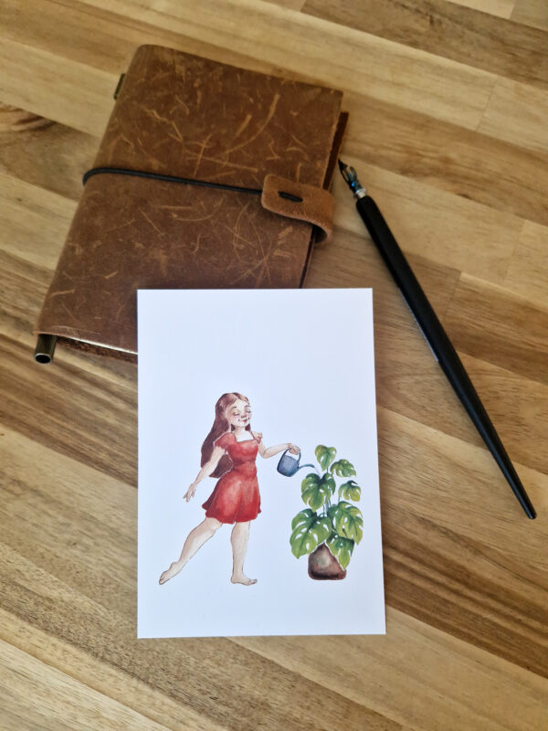 Karte Pflanzen Mama Kunst von Agravic