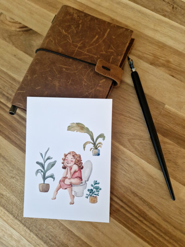 Karte Gästebad Dschungel Kunst von Agravic