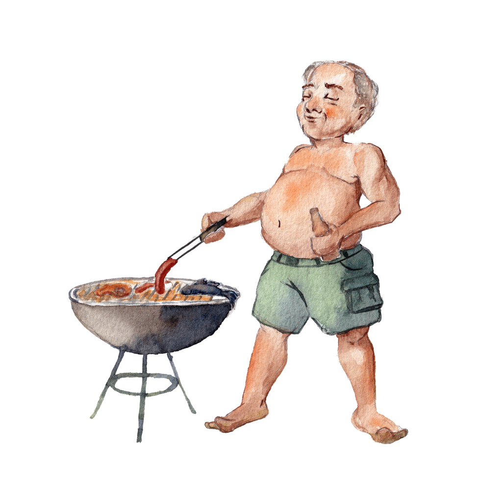 Grillmeister Aquarell